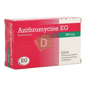 Azithromycine EG 250 mg x 24 Comprimés pelliculés