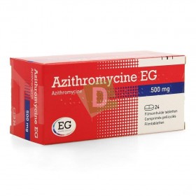 Azithromycine EG 500 mg x 24 Comprimés pelliculés