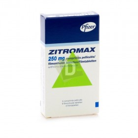 Zitromax 250 mg x 6 Film-coated tablets