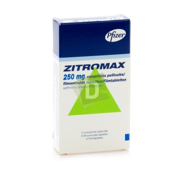 Zitromax 250 mg x 6 Comprimés pelliculés