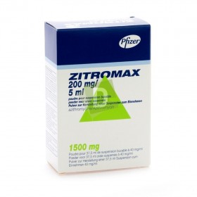 Zitromax 200 mg / 5 ml Suspension Buvable 37.5 ml