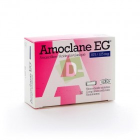 Amoclane EG 875 mg / 125 mg x 10 Comprimés pelliculés
