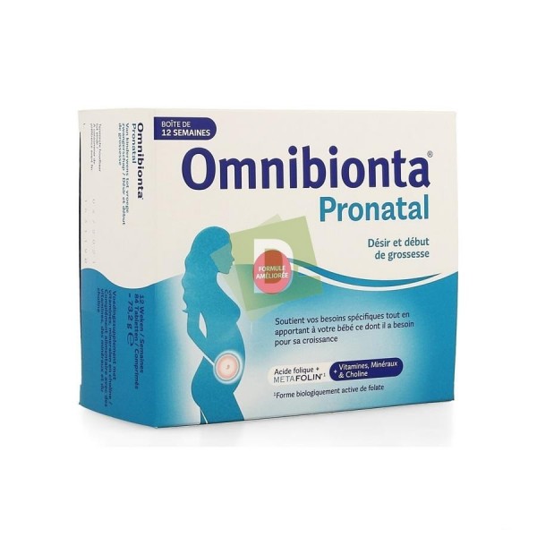 Copy Of Omnibionta Pronatal 28 Comprimes 28 Capsules