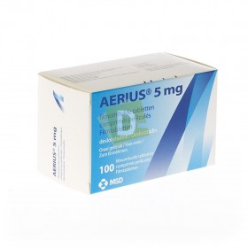 Aerius 5 mg x 100 Comprimés pelliculés