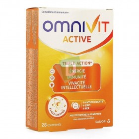 Omnivit Active Multivitamines et Minéraux 28 Comprimés