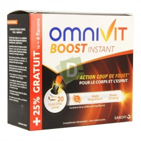 Omnivit Boost Instant 15 ml x 20 Flacons à boire
