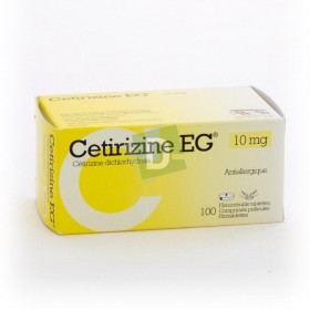 Cetirizine EG 10 mg x 100 Film-coated tablets