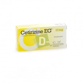 Cetirizine EG 10 mg x 20 Film-coated tablets