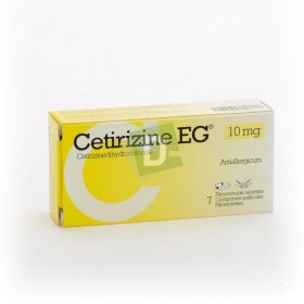 Cetirizine EG 10 mg x 7 Film-coated tablets