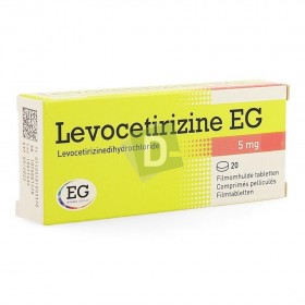Levocetirizine EG 5 mg x 20 Film-coated tablets