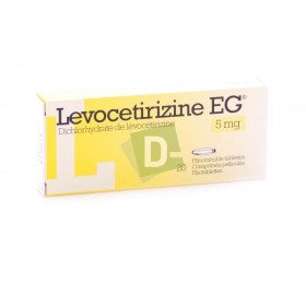 Levocetirizine EG 5 mg x 20 Film-coated tablets