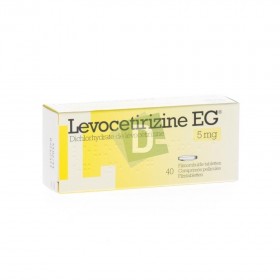 Lévocetirizine EG 5 mg x 40 Comprimés pelliculés