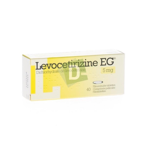 Lévocetirizine EG 5 mg x 40 Comprimés pelliculés
