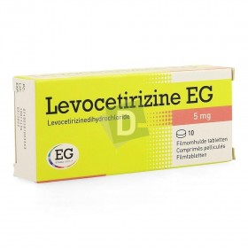 Levocetirizine EG 5 mg x 10 Film-coated tablets