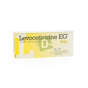 Levocetirizine EG 5 mg x 10 Film-coated tablets