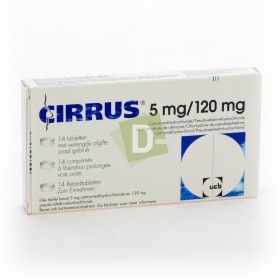Cirrus 5 mg / 120 mg x 14 Comprimés à libération prolongée