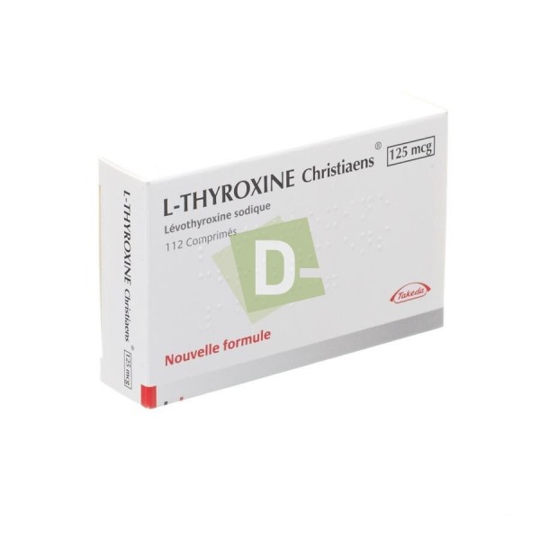 L-Thyroxine Christiaens 0.125 mg x 112 Comprimés