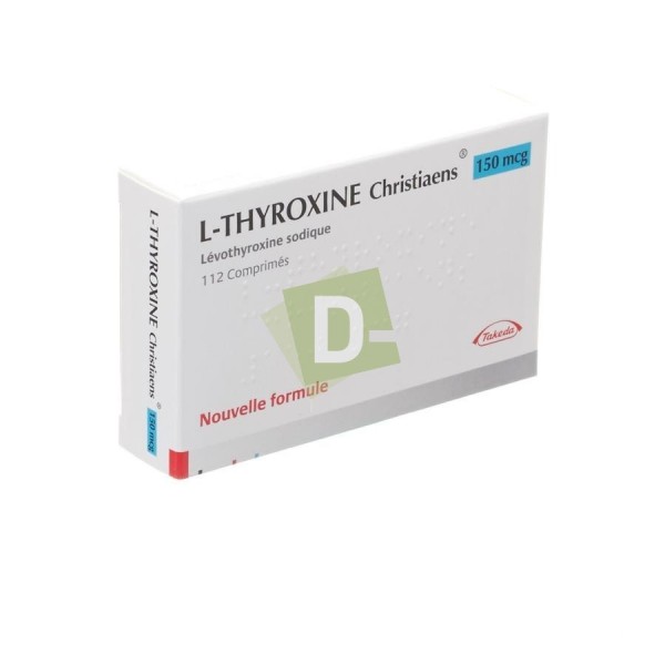 L-Thyroxine Christiaens 0.150 mg x 112 Comprimés