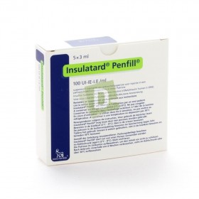 Insulatard Penfill 100 UI/ml 5 x 3 ml