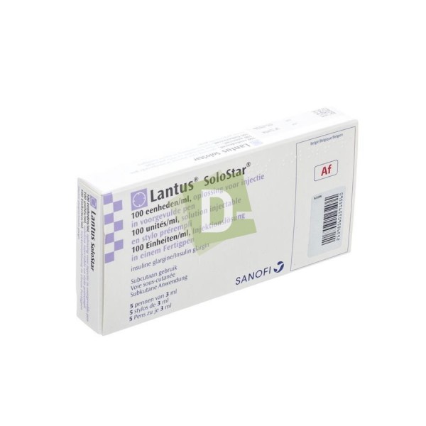 Lantus Solostar 100 U/ML Prérempli 5 x 3 ml