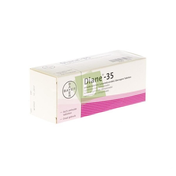 Diane-35 6 x 21 Coated tablets
