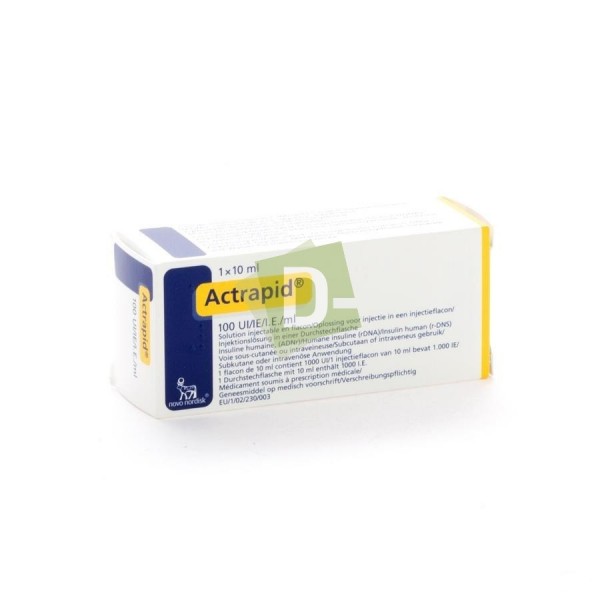 Actrapid 100 UI/ml 1 x 10 ml