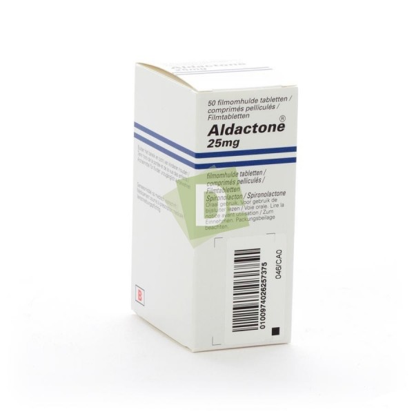 Aldactone 25 mg x 50 Comprimés pelliculés