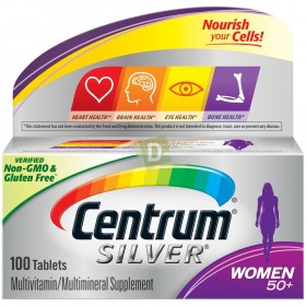 Centrum Silver Women 50+ Multivitamins 100 Tablets