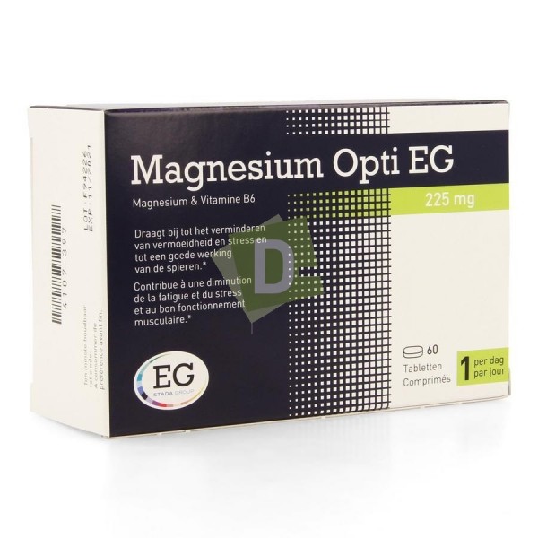 Magnesium Opti EG 225 mg x 60 Comprimés