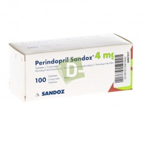 Perindopril Sandoz 4 mg x 100 Comprimés