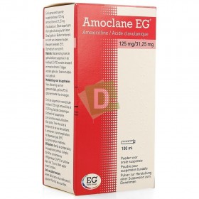 Amoclane EG 125 mg / 31,25 mg Sirop 100 ml