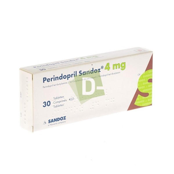Perindopril Sandoz 4 mg x 30 Comprimés