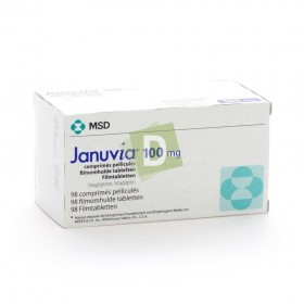 Januvia 100 mg x 98 Comprimés pelliculés