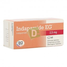 Indapamide EG 2.5 mg x 60 Coated tablets