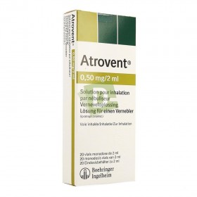 Atrovent Single Dose 0.50 mg / 2 ml x 20 vials