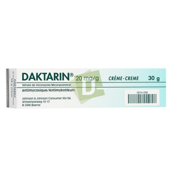 Daktarin Crème Dermique 30 g 2 %