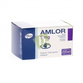Amlor 5 mg x 98 Caps : Pills against High Blood Pressure