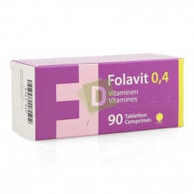Folavit 0.4 mg x 90 Tablets
