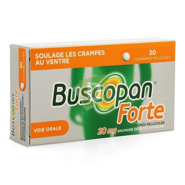 Buscopan Forte 20 mg x 30 Coated Tablets