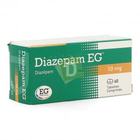 Diazepam EG 10 mg x 60 scored tablets