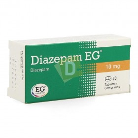 Diazepam EG 10 mg x 30 scored tablets