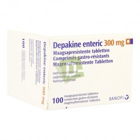 Depakine enteric 300 mg x 100 Gastro-resistant tablets