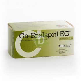 Co-Enalapril EG 20 mg / 12.5 mg x 98 Tablets: Helps treat essential hypertension