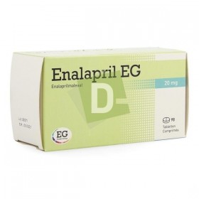 Enalapril EG 20 mg x 98 Comprimés : Aide à soigner l'hypertension artérielle