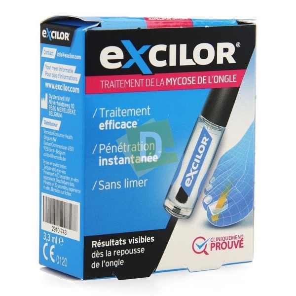 Excilor Stop Ongles Détériorés Vernis 3.3 ml