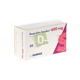 Ibuprofen Sandoz 600 mg x 50 Comprimés enrobés