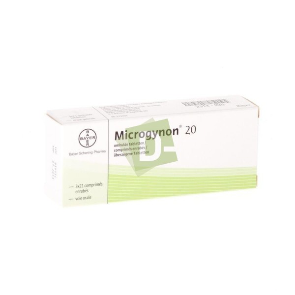 Microgynon 20 Comp 3 x 21