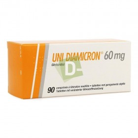 Uni Diamicron 60 mg x 90 Modified Release Tablets