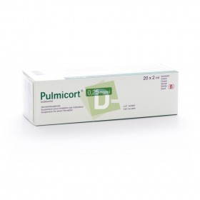 Pulmicort Suspension pour nébulisateur 0.25 mg/ml 20 x 2 ml