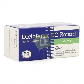 Diclofenac EG Retard 75 mg x 60 Comprimés à libération prolongée